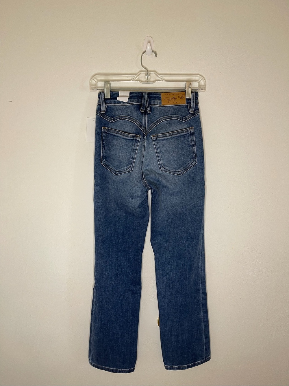 NWT Good American Dolly Joleans Straight Jeans - Picture 5 of 6